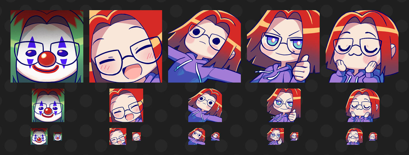 Cel-shaded emotes