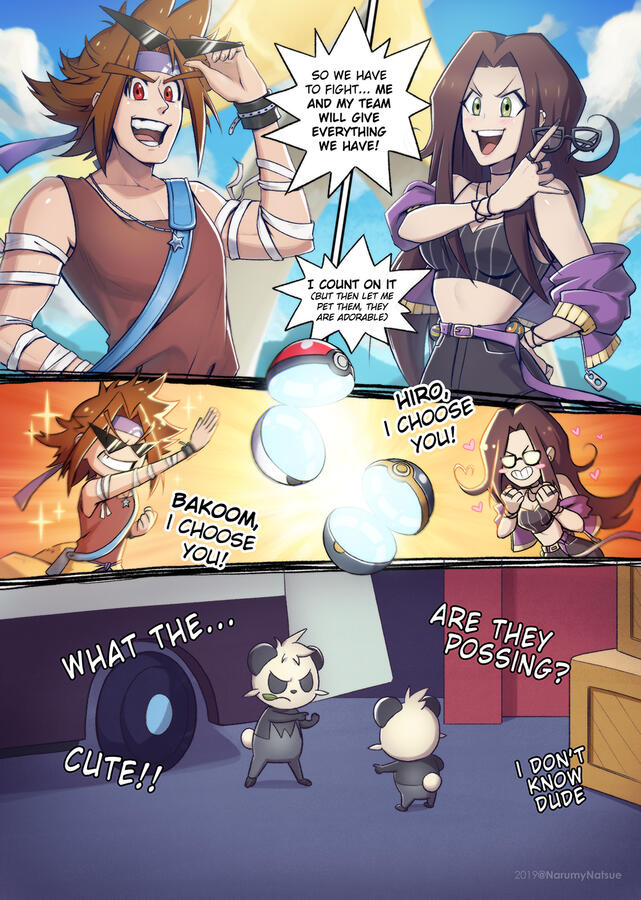 Cel-shaded page